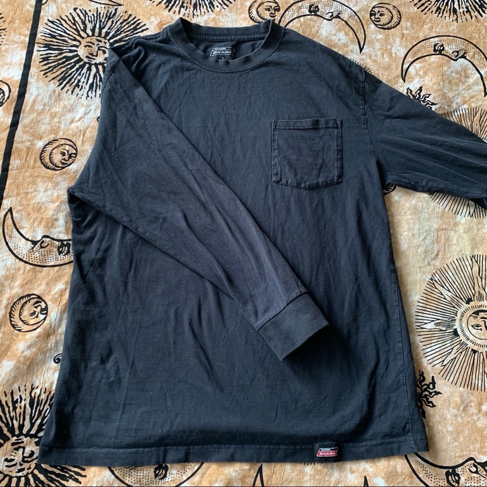 Dickies Long Sleeve Pocket Tee Size Large